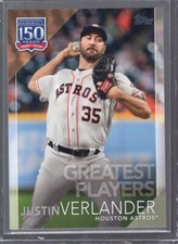 2019 Topps 150 Years of Professional Baseball Greatest Players Justin Verlander
