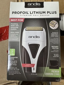 NEW Andis TS-2 Pro Foil Lithium Plus Titanium Foil Shaver Men Electric Shaver.
