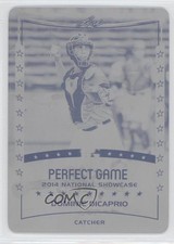 2014 Leaf Perfect Game Showcase Printing Plate Black 1/1 Dominic Dicaprio 1i9
