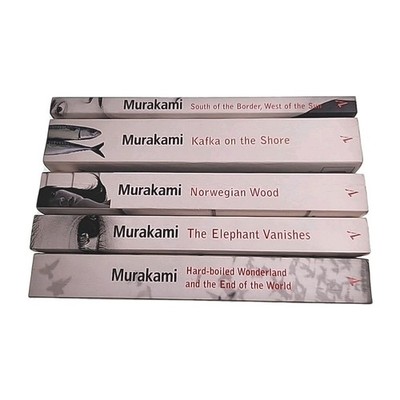 5x Haruki Murakami Paperback Book Lot Kafka Wood Vanishes Border End