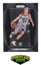 2017-18 Panini Prizm #247 Lauri Markkanen ROOKIE CARD. rookie card picture