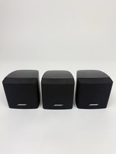 Set of 3 Bose Single Cube Speakers Acoustimass Lifestyle