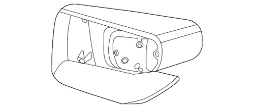 Genuine Ford Mirror Cover ML3Z-17D742-AA