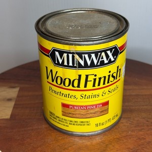MINWAX 218 Puritan Pine Oil Based Wood Stain 1 Pint Can 16oz Discontinued READ