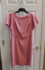 White House Black Market Dress Size 10 NWT Garden Bloom Rose Pink Wedding