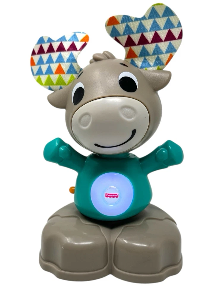 Fisher-Price Parlamici Baby Alce Dondolina Lernen Licht Sound INKgrafiX Toys A39 - Bild 2 von 4
