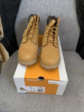 Timberland Premium Junior Wheat 6" Classic Waterproof Boot Nubuck 12909