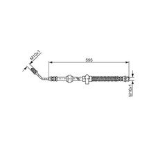 Flexible de frein Citroen C6