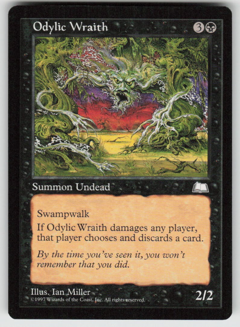 Odylic Wraith Uncommon Weatherlight MTG Lightly Played 1997