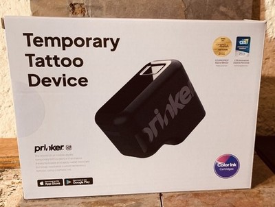 Prinker M Color Custom Temporary Tattoo 3-D Device Printer New