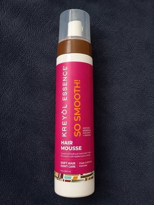 Kreyòl Essence So Smooth! Hair Mousse Anti-Frizz Vegan 8 oz Curly/Coily