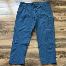 Kirkland Signature Womens Travel Pants Size 6 Blue Lightweight 27 Inseam