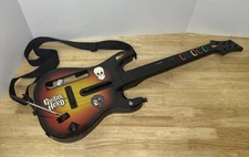 Nintendo Wii Guitar Hero Red Octane Sunburst 95455.805- No Back Cover - Tested