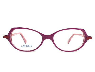Jean Lafont Petite Eyeglasses Frames ISADORA 795 Purple Red Oval 48-14-130