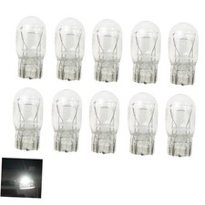 Car T20 1891/7443 Brake Bulb, Waterproof Lamp Housing Double 10 PCS White 7443