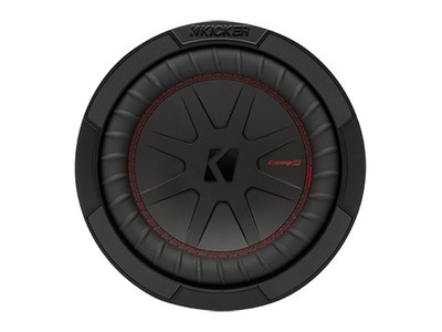 Kicker 48CWR82 8'' 2-Ohm Dual 300(Watts RMS) Voice Coil Design Subwoofer - Black