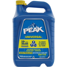 Peak Universal 5050 Prediluted Antifreeze Coolant For All Vehicles 1 Gal Peak Universal 5050 Prediluted Antifreeze Coolant For All Vehicles 1 Gal
