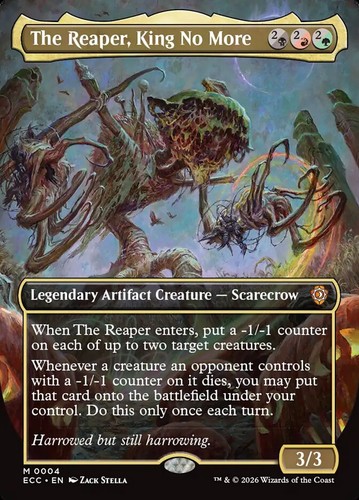 The Reaper, King No More 4 NM FOIL Lorwyn Eclipsed Commander MTG