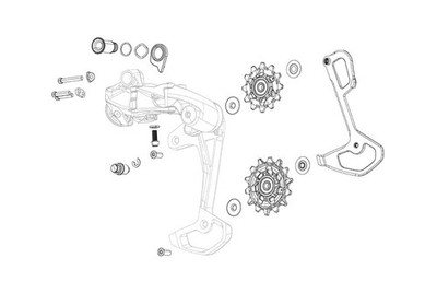kompatibel mit SRAM Änderung des Roulette-Spiels RIVAL ETAP AXS 12V