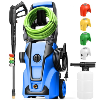 #ad Pressure Washer 5000PSI Max 4.0GPM with 33FT Flexible Extension Hose 4 Nozzl... $229.05