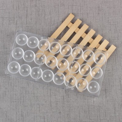 24 Hohlraum rund Schokoladenform DIY Pudding Bonbon -Gelee -Schimmelpilze