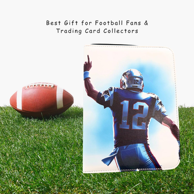 Football Card Binder  440 Pockets, Waterproof Trading Card Album with 55  Remova | eBay