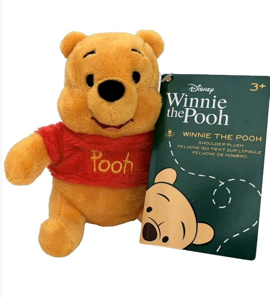 Pooh bear Disney Parks Winnie The Pooh Magnetic Shoulder Pal Plush Bear | eBay