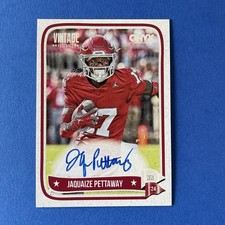 2024 Onyx Vintage Football  Auto Jaquaize Pettaway Oklahoma