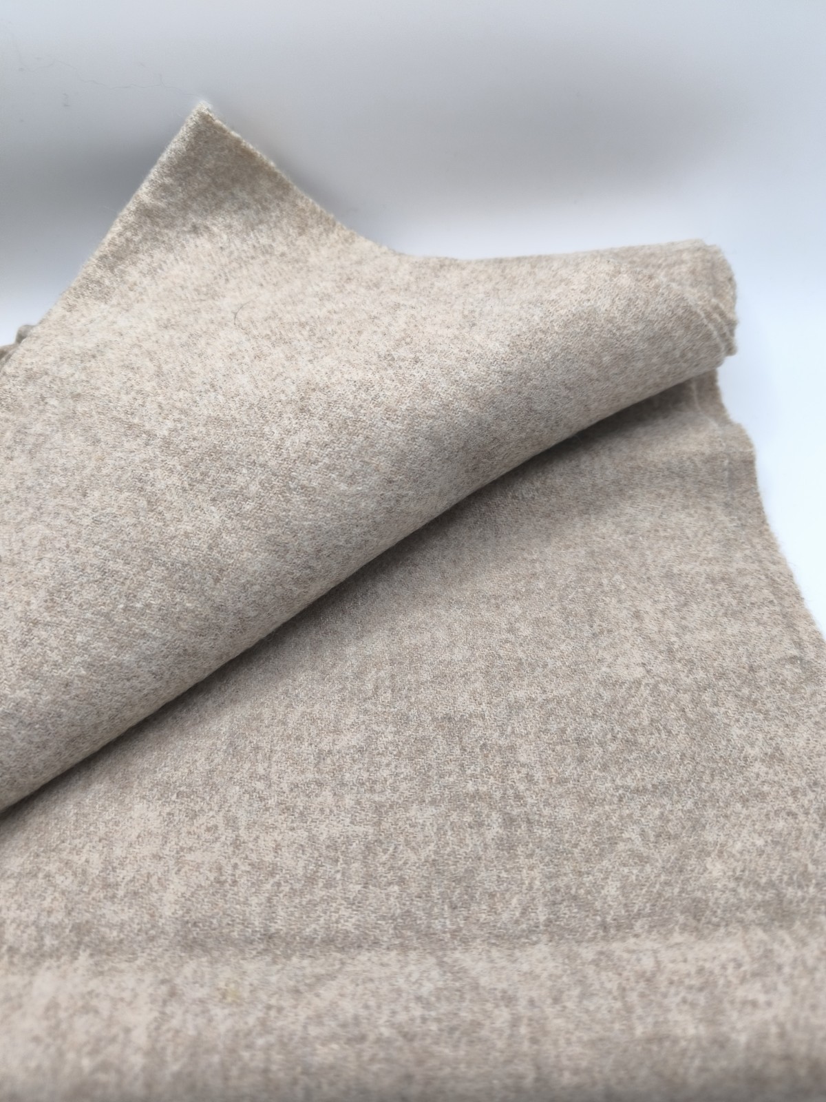 Acne Studios Long Preloved Scarf Lovely Oatmeal Colour image 8