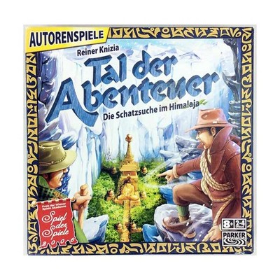 Parker Bro Boardgame  Tal der Abenteuer - Die Schatzsuche im Himalaj Box VG+/NM