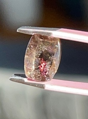 PFS-2 Pink Fire Quartz 3ct 10x7x5mm Brazil one mine worldwide