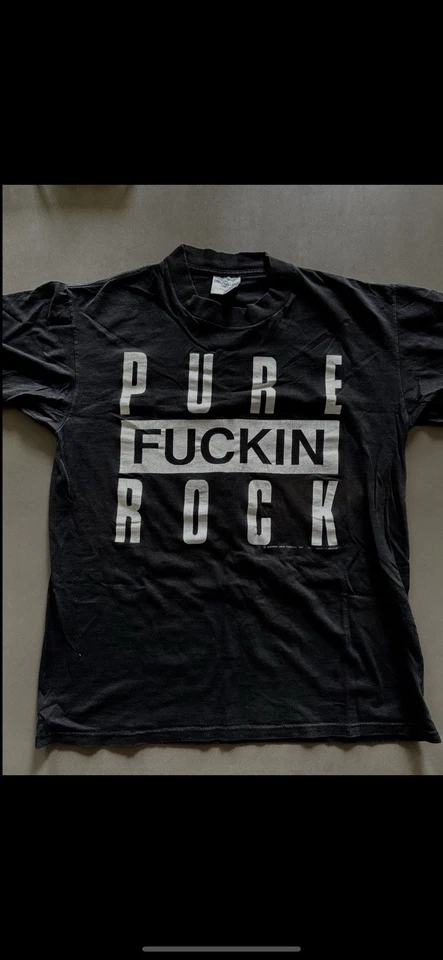 Camiseta negra vintage 1991 David Lee Roth talla L Van Halen hecha en EE. UU. Brockum Foto 2 de 4