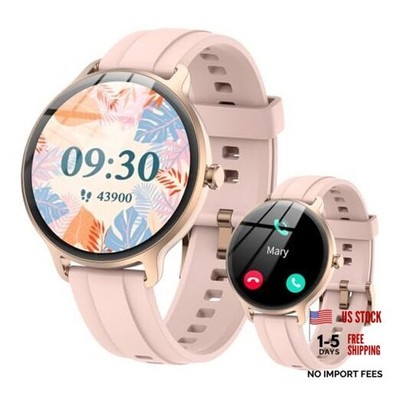 Deep Pink Smart Watch for Men & Women Answer/Make Calls AI Built-In