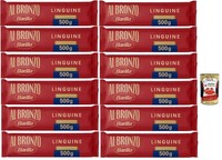 Barilla Al Bronzo Linguine 12X500G Bronze Hartweizengrieß Vorrat +Polpa