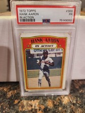 1972 Topps - In Action Hank Aaron #300
