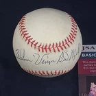 Wilmer "Vinegar Bend" Mizell Signed ONL Baseball JSA COA St Louis Cardinals