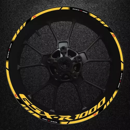 For SUZUKI GSX-R1000 GSXR 1000 Wheel Hub Rim Decorative Decal Reflective Sticker - Picture 19 of 34