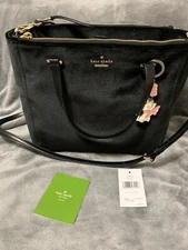 Kate Spade New York Dawn Place Kona Small. Black Velvet. NWT. MSRP $239.99