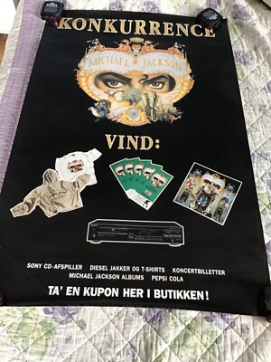 Michael Jackson Original Dangerous Tour Denmark Conpetition Promo