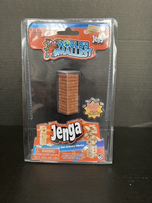World's Smallest Jenga Game, NEW IN PACKAGE