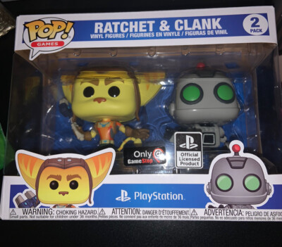 FUNKO POP GAMES PLAYSTATION RATCHET & CLANK 2 PACK GAMESTOP EXCLUSIVE | eBay