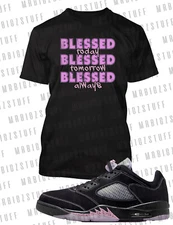 Blessed Big Tall Small Pro Club Shaka Graphic Tee Shirt J5 Low Dongan Religious