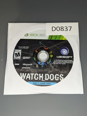 Watch Dogs (Microsoft Xbox 360, 2014) **DISC 2 ONLY**