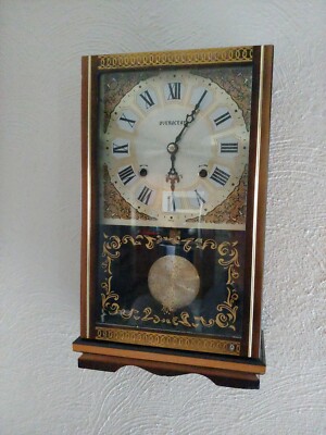 vintage overocean Japan mechanical wall mantel clock | eBay