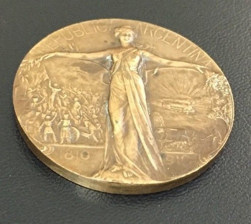 REPUBLIC ARGENTINA / 1810-1910 / SAN MARTIN / BUENOS AIRES / Bronze Medal / M81 - Picture 7 of 8
