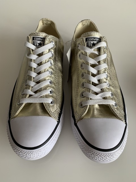 gold chuck taylors