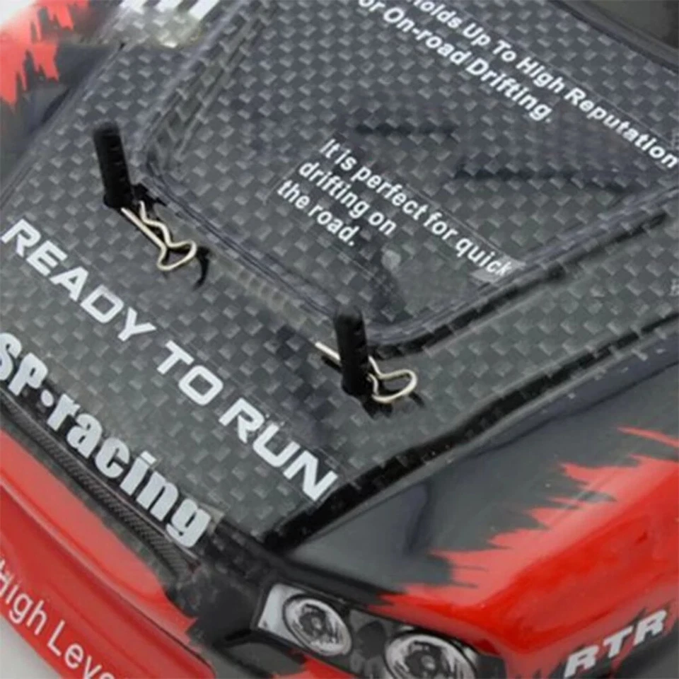  1/10 RC - CLIP COPPIGLIE FERMI PER CARROZZERIA - SET 10 PZ - NUOVI !! - Immagine 2 di 2