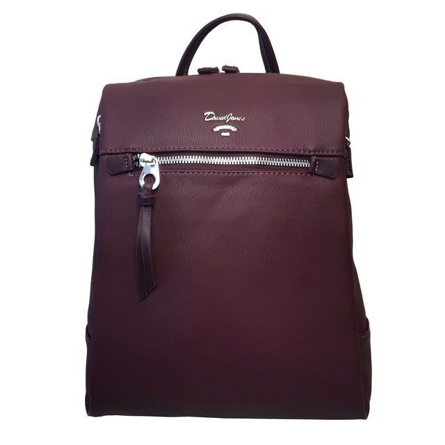 david jones leather backpack
