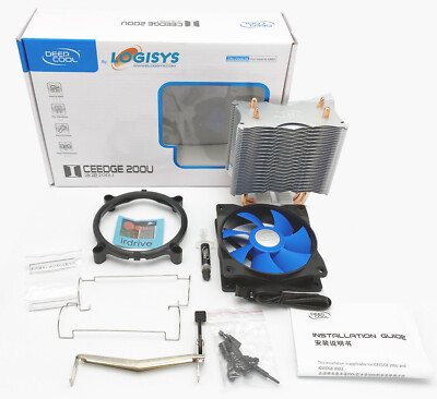 New ICEEDGE LGA 1155/1156 Core i7 Extreme CPU Cooler w/ Copper Heatpipe 92mm Fan