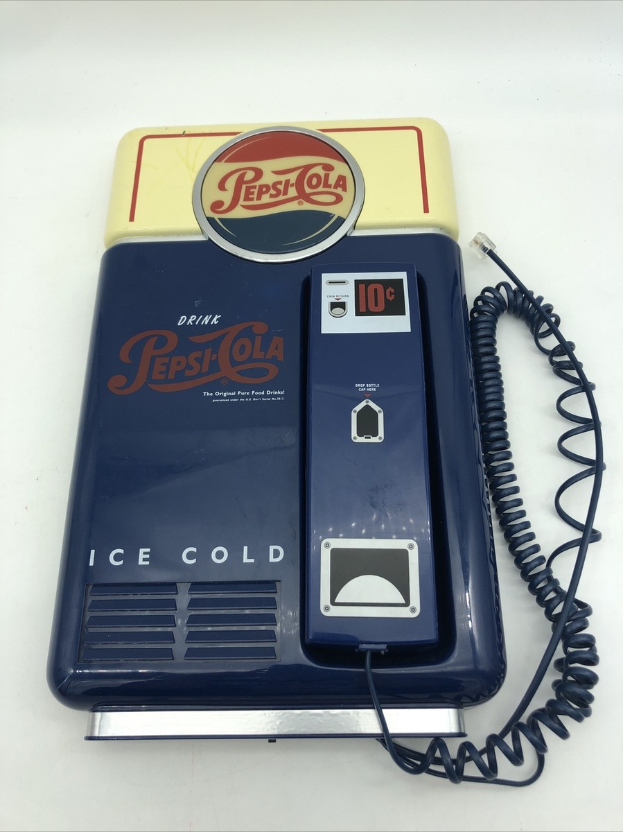 Pepsi Cola Vending Machine Telephone Phone Nostalgic, Vintage 10